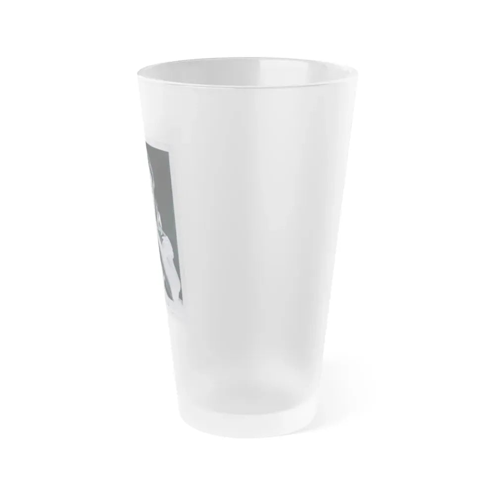 Janette Scott #20 (Vintage Female Icon) Frosted Pint Glass 16oz - Go Mug Yourself