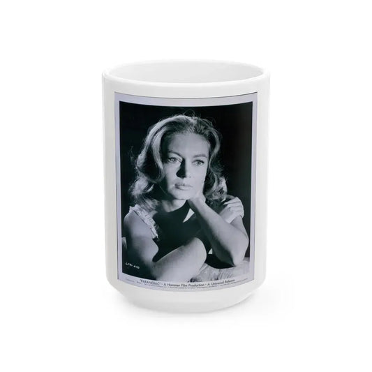 Janette Scott #20 (Vintage Female Icon) White Coffee Mug 15oz - Go Mug Yourself