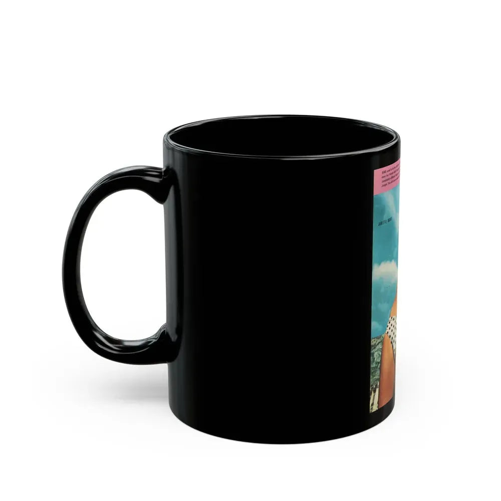 Janette Scott #23 (Vintage Female Icon) Black Coffee Mug - Go Mug Yourself