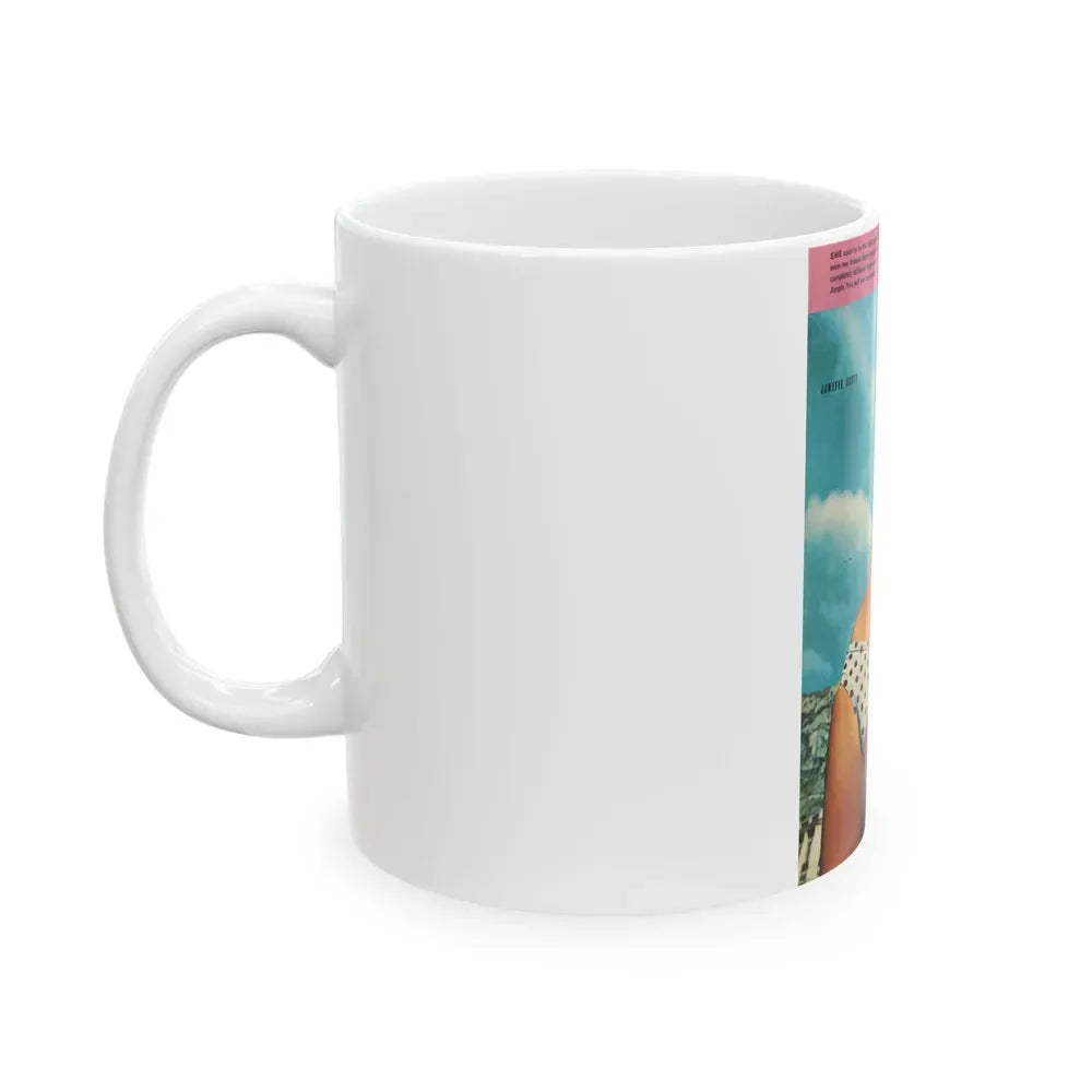 Janette Scott #23 (Vintage Female Icon) White Coffee Mug - Go Mug Yourself