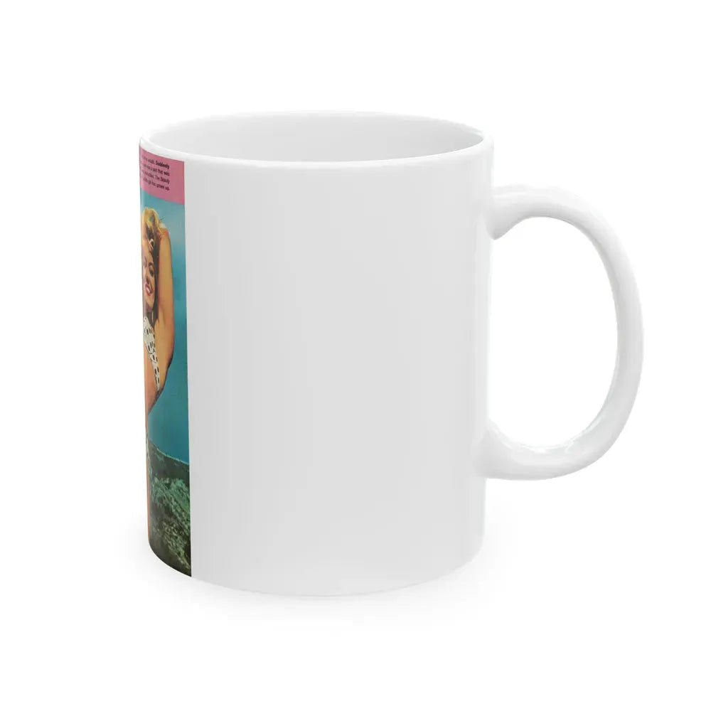 Janette Scott #23 (Vintage Female Icon) White Coffee Mug - Go Mug Yourself