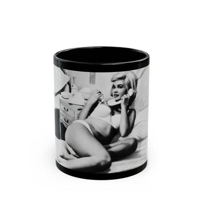 Janette Scott #28 (Vintage Female Icon) Black Coffee Mug 11oz - Go Mug Yourself