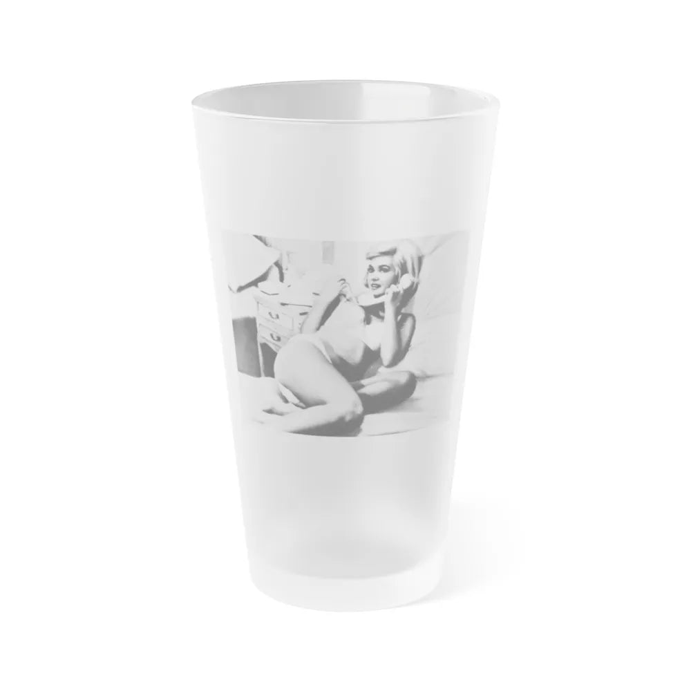 Janette Scott #28 (Vintage Female Icon) Frosted Pint Glass 16oz-16oz-Frosted-Go Mug Yourself