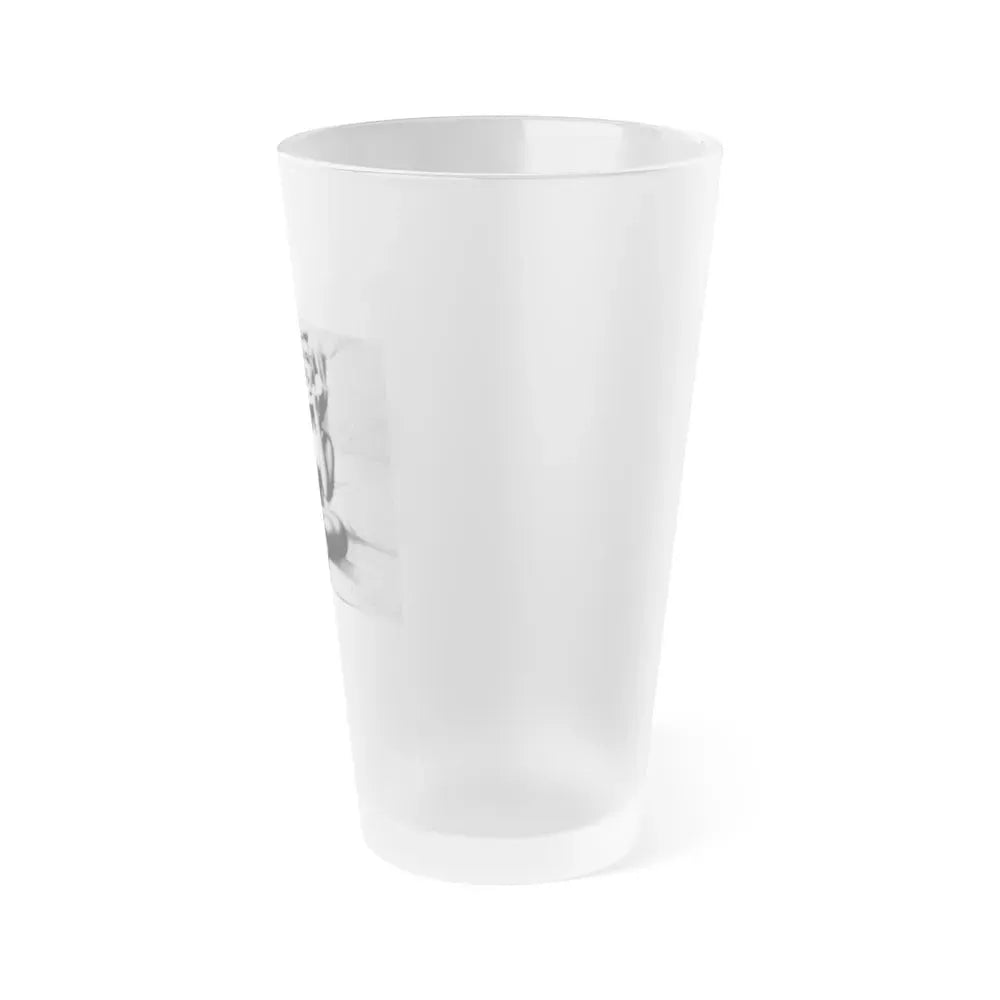 Janette Scott #28 (Vintage Female Icon) Frosted Pint Glass 16oz - Go Mug Yourself