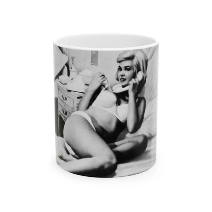Janette Scott #28 (Vintage Female Icon) White Coffee Mug 11oz - Go Mug Yourself