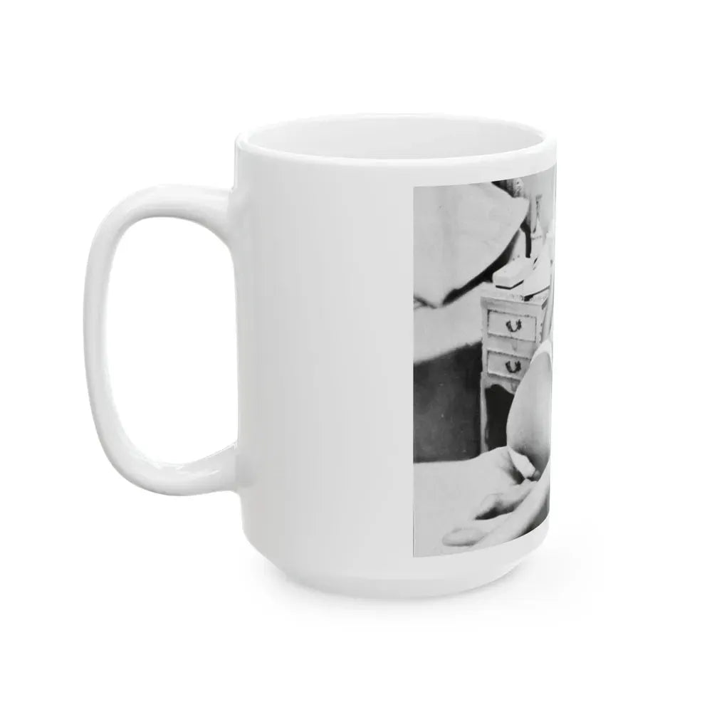 Janette Scott #28 (Vintage Female Icon) White Coffee Mug - Go Mug Yourself