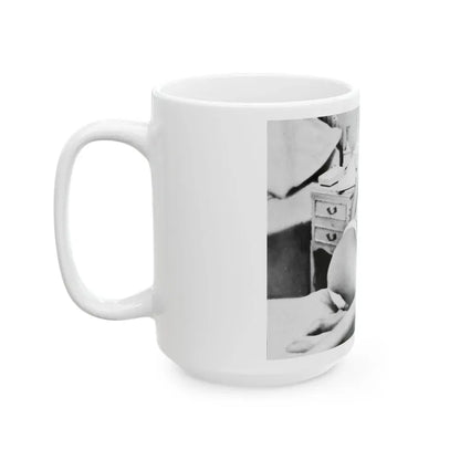 Janette Scott #28 (Vintage Female Icon) White Coffee Mug - Go Mug Yourself