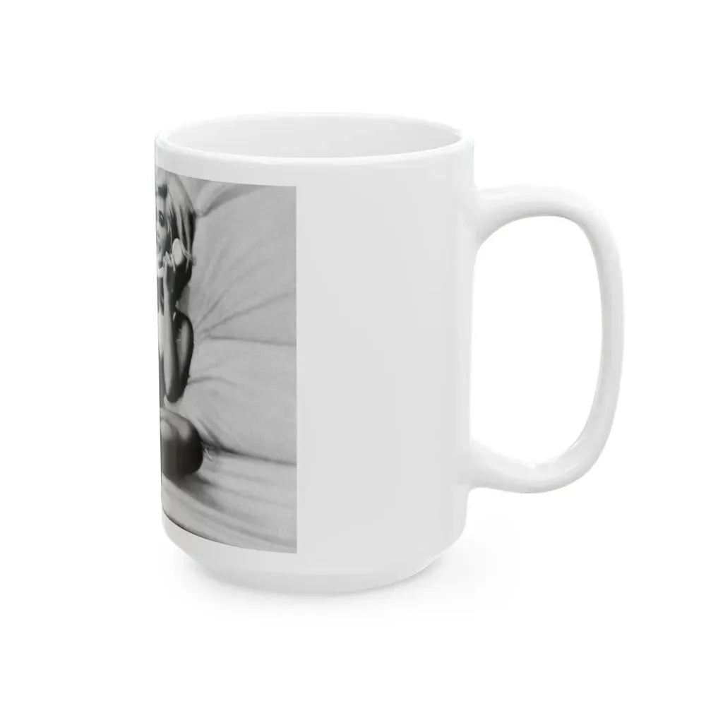 Janette Scott #28 (Vintage Female Icon) White Coffee Mug - Go Mug Yourself