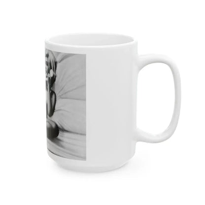 Janette Scott #28 (Vintage Female Icon) White Coffee Mug - Go Mug Yourself