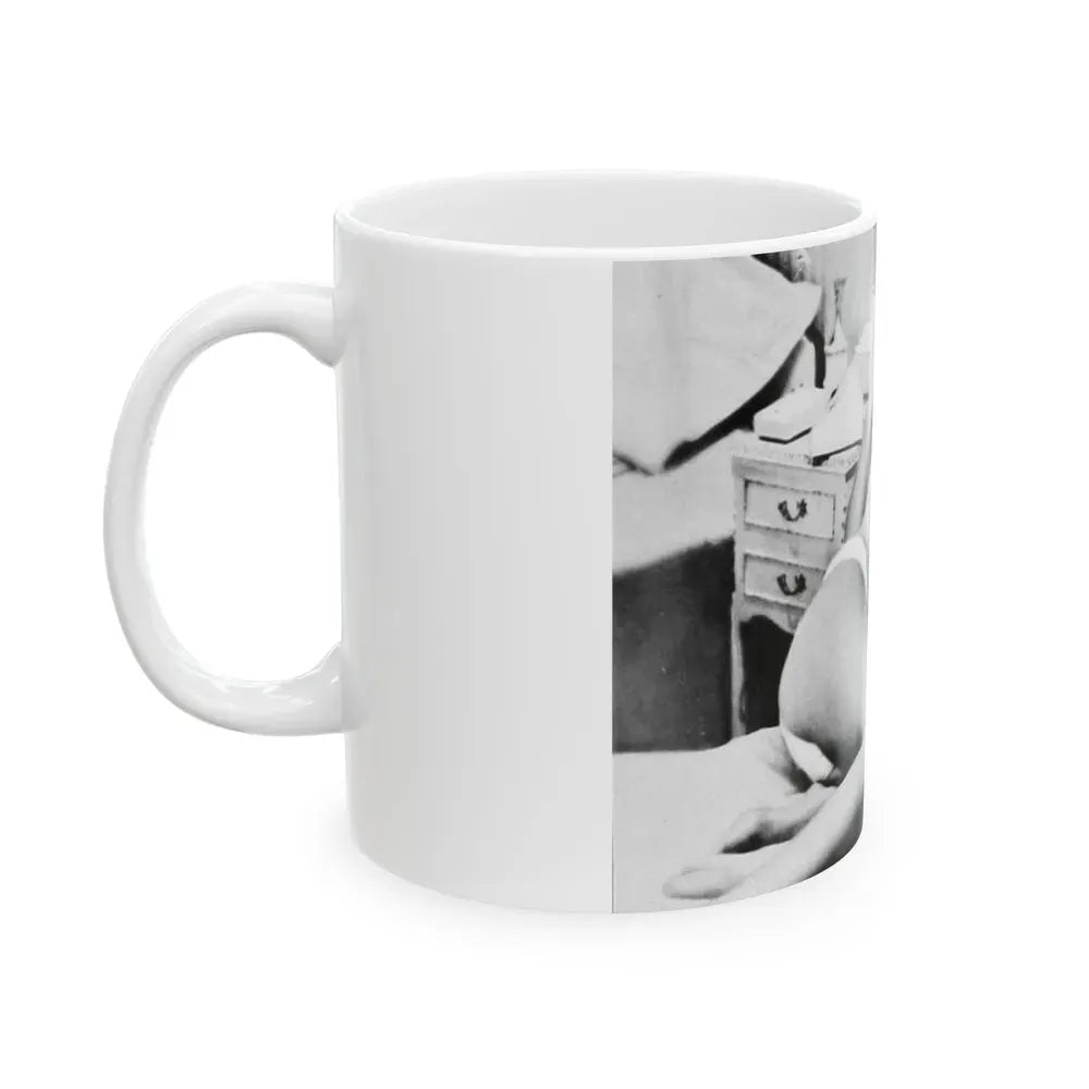 Janette Scott #28 (Vintage Female Icon) White Coffee Mug - Go Mug Yourself
