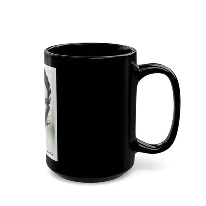 Janette Scott #29 (Vintage Female Icon) Black Coffee Mug - Go Mug Yourself