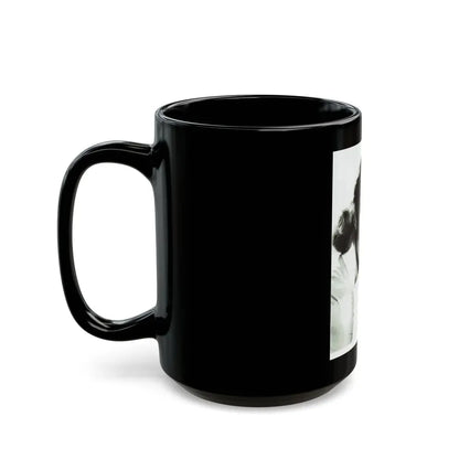 Janette Scott #29 (Vintage Female Icon) Black Coffee Mug - Go Mug Yourself