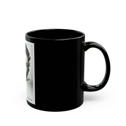 Janette Scott #29 (Vintage Female Icon) Black Coffee Mug - Go Mug Yourself