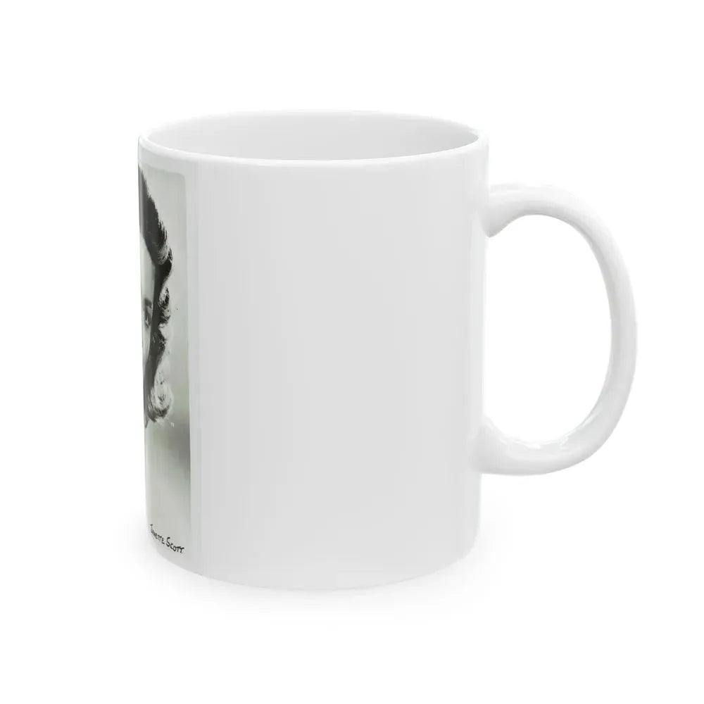 Janette Scott #29 (Vintage Female Icon) White Coffee Mug - Go Mug Yourself