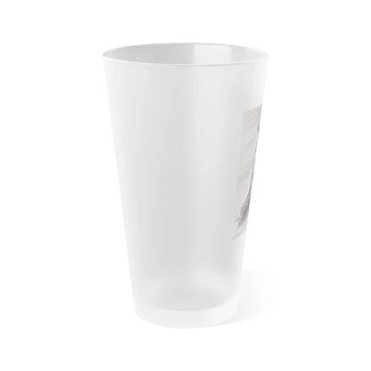Janette Scott #30 (Vintage Female Icon) Frosted Pint Glass 16oz - Go Mug Yourself