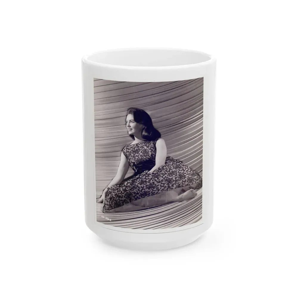 Janette Scott #30 (Vintage Female Icon) White Coffee Mug 15oz - Go Mug Yourself
