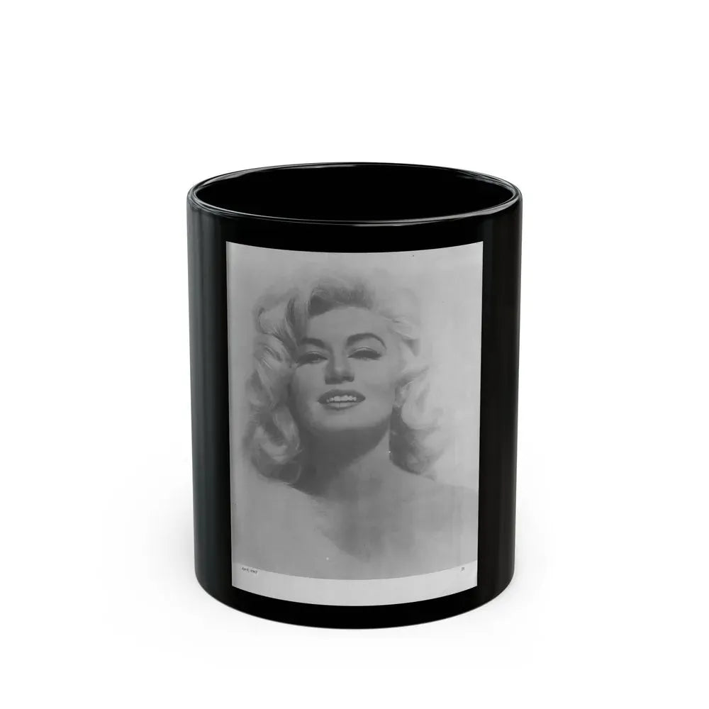 Janette Scott #31 1 (Vintage Female Icon) Black Coffee Mug 11oz - Go Mug Yourself