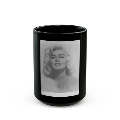 Janette Scott #31 1 (Vintage Female Icon) Black Coffee Mug 15oz - Go Mug Yourself