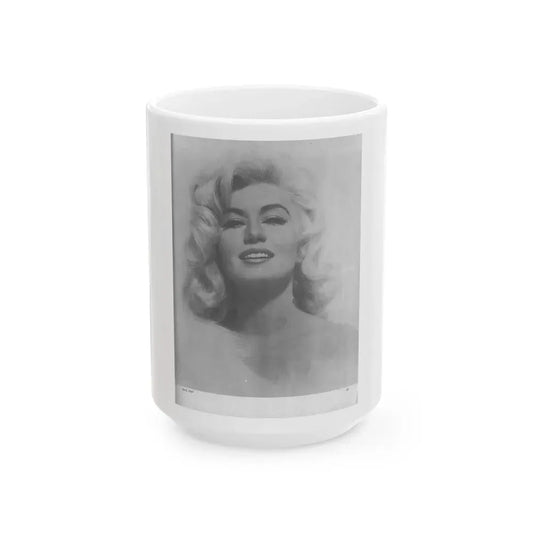 Janette Scott #31 1 (Vintage Female Icon) White Coffee Mug 15oz - Go Mug Yourself