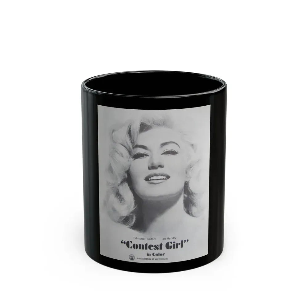 Janette Scott #31 (Vintage Female Icon) Black Coffee Mug 11oz - Go Mug Yourself