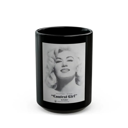 Janette Scott #31 (Vintage Female Icon) Black Coffee Mug 15oz - Go Mug Yourself