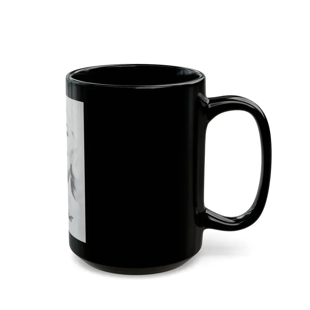 Janette Scott #31 (Vintage Female Icon) Black Coffee Mug - Go Mug Yourself