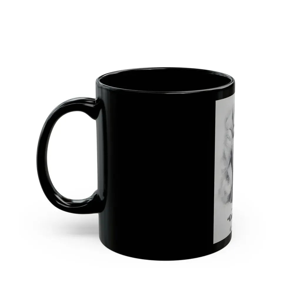 Janette Scott #31 (Vintage Female Icon) Black Coffee Mug - Go Mug Yourself