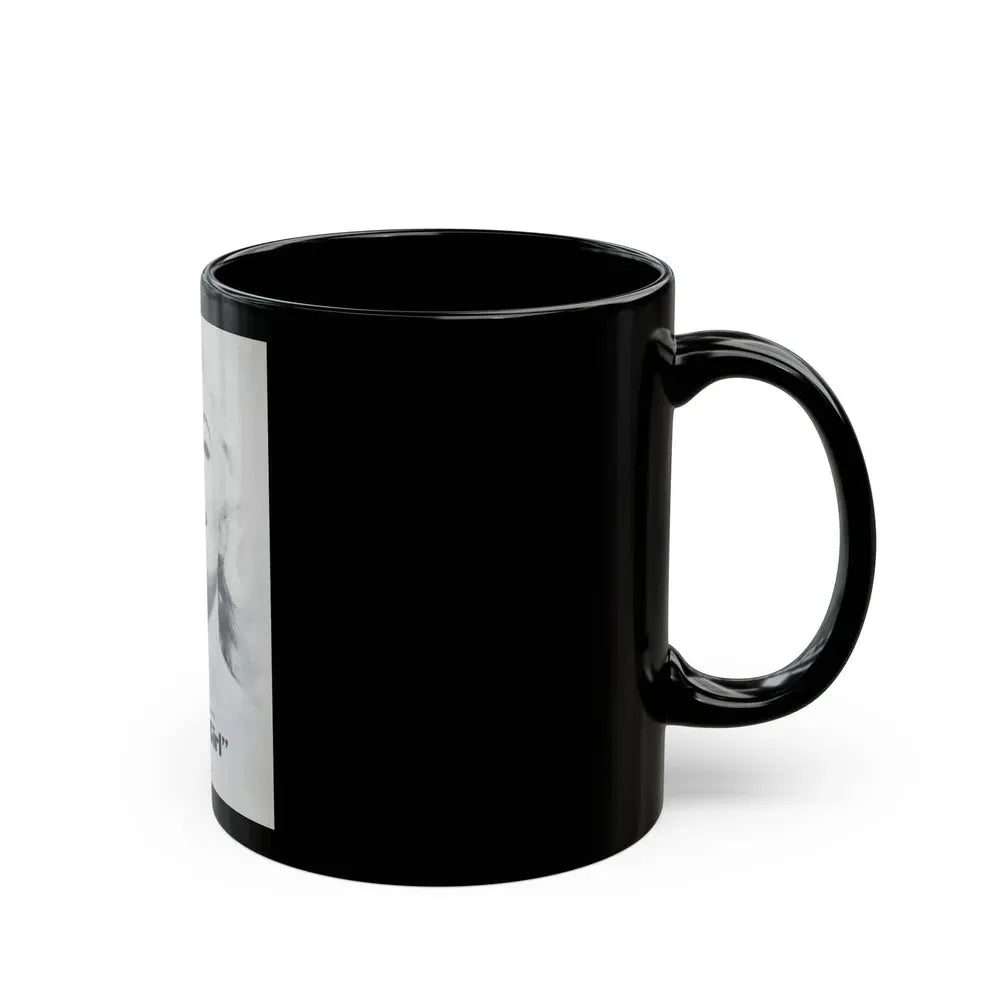 Janette Scott #31 (Vintage Female Icon) Black Coffee Mug - Go Mug Yourself