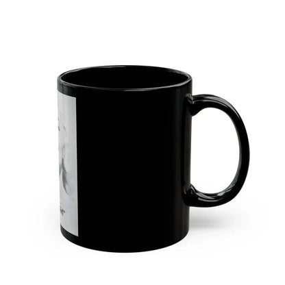 Janette Scott #31 (Vintage Female Icon) Black Coffee Mug - Go Mug Yourself