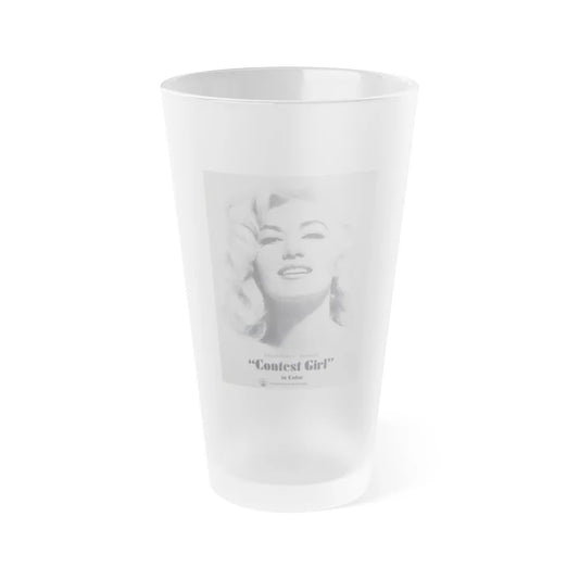 Janette Scott #31 (Vintage Female Icon) Frosted Pint Glass 16oz-16oz-Frosted-Go Mug Yourself