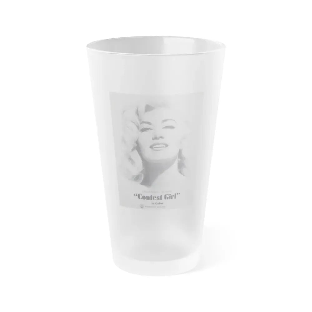 Janette Scott #31 (Vintage Female Icon) Frosted Pint Glass 16oz 16oz Frosted - Go Mug Yourself