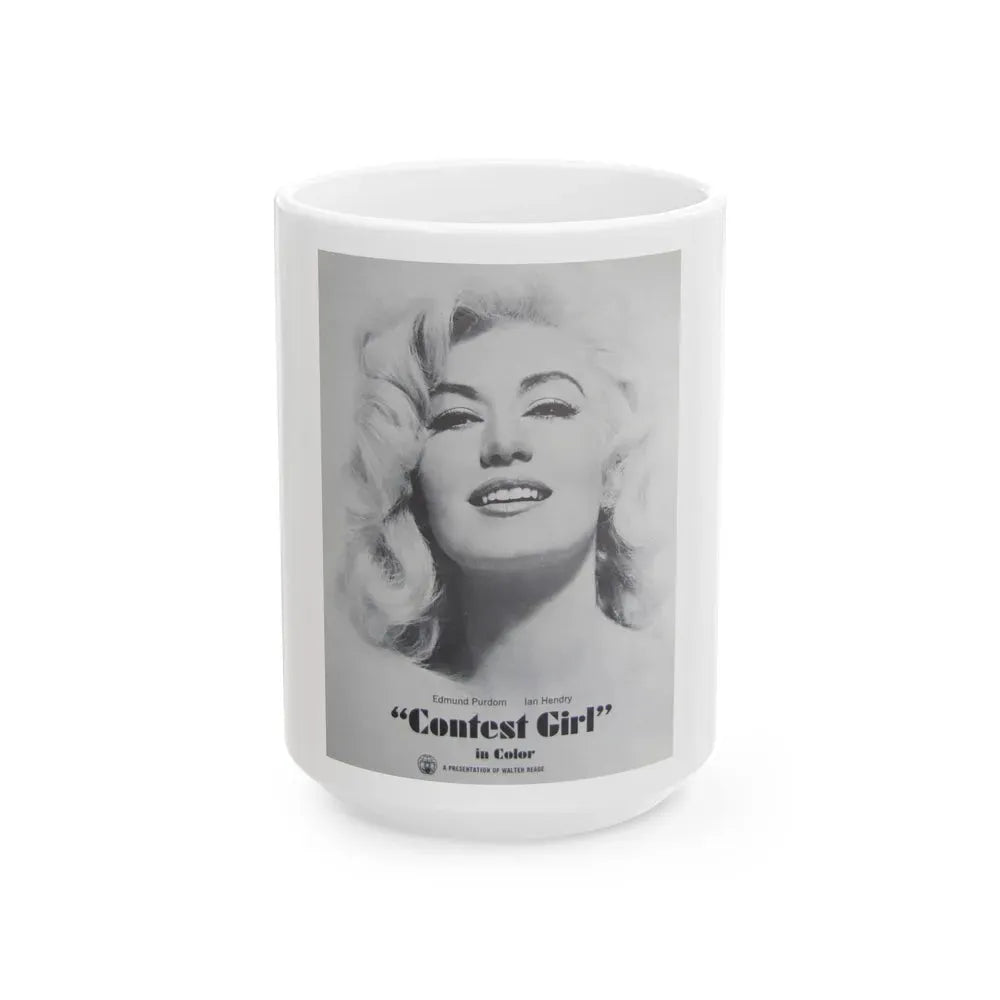 Janette Scott #31 (Vintage Female Icon) White Coffee Mug 15oz - Go Mug Yourself