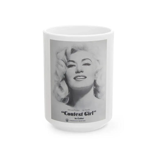 Janette Scott #31 (Vintage Female Icon) White Coffee Mug 15oz - Go Mug Yourself