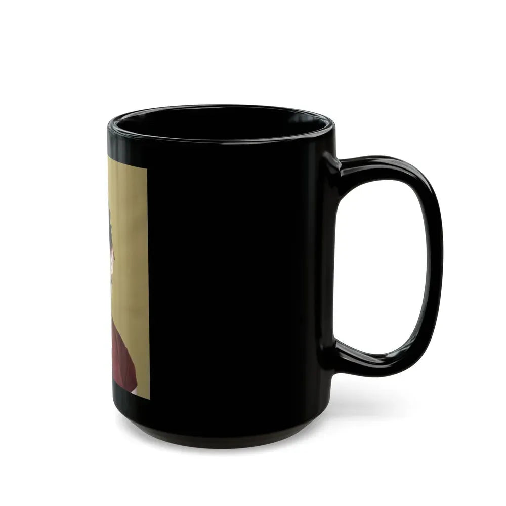 Janette Scott #32 (Vintage Female Icon) Black Coffee Mug - Go Mug Yourself