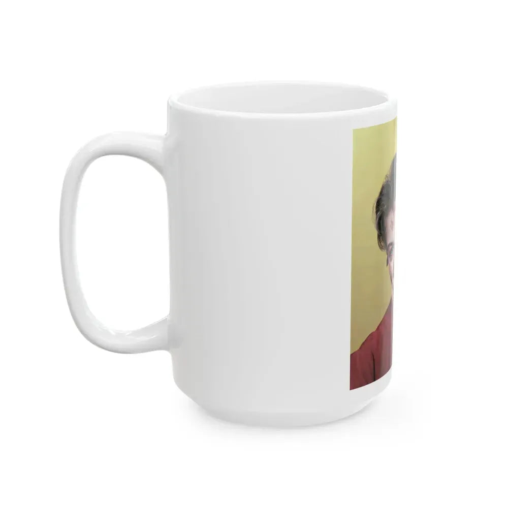 Janette Scott #32 (Vintage Female Icon) White Coffee Mug - Go Mug Yourself