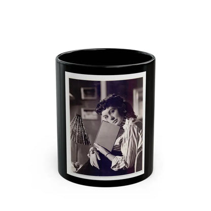 Janette Scott #37 (Vintage Female Icon) Black Coffee Mug 11oz - Go Mug Yourself