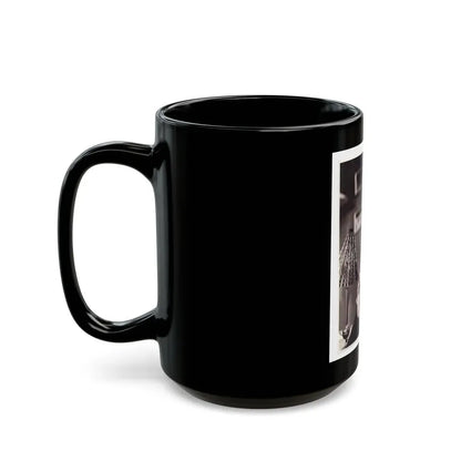 Janette Scott #37 (Vintage Female Icon) Black Coffee Mug - Go Mug Yourself