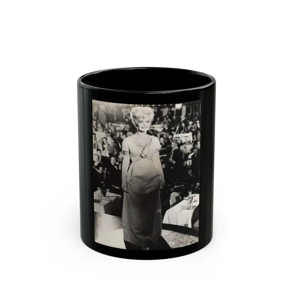 Janette Scott #38 (Vintage Female Icon) Black Coffee Mug 11oz - Go Mug Yourself
