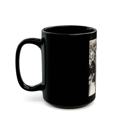 Janette Scott #38 (Vintage Female Icon) Black Coffee Mug - Go Mug Yourself