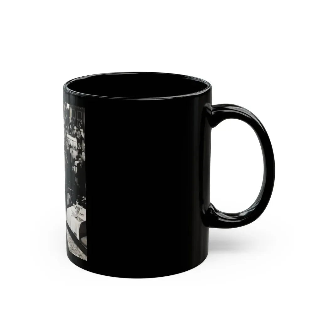 Janette Scott #38 (Vintage Female Icon) Black Coffee Mug - Go Mug Yourself