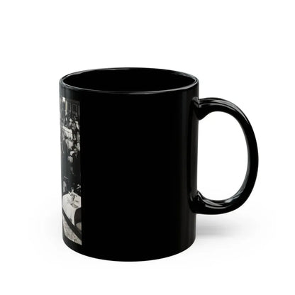 Janette Scott #38 (Vintage Female Icon) Black Coffee Mug - Go Mug Yourself