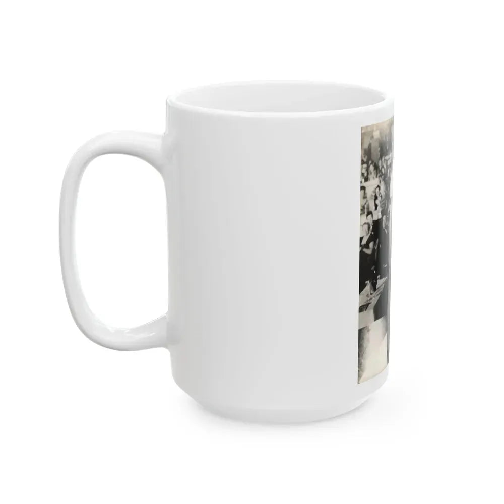 Janette Scott #38 (Vintage Female Icon) White Coffee Mug - Go Mug Yourself