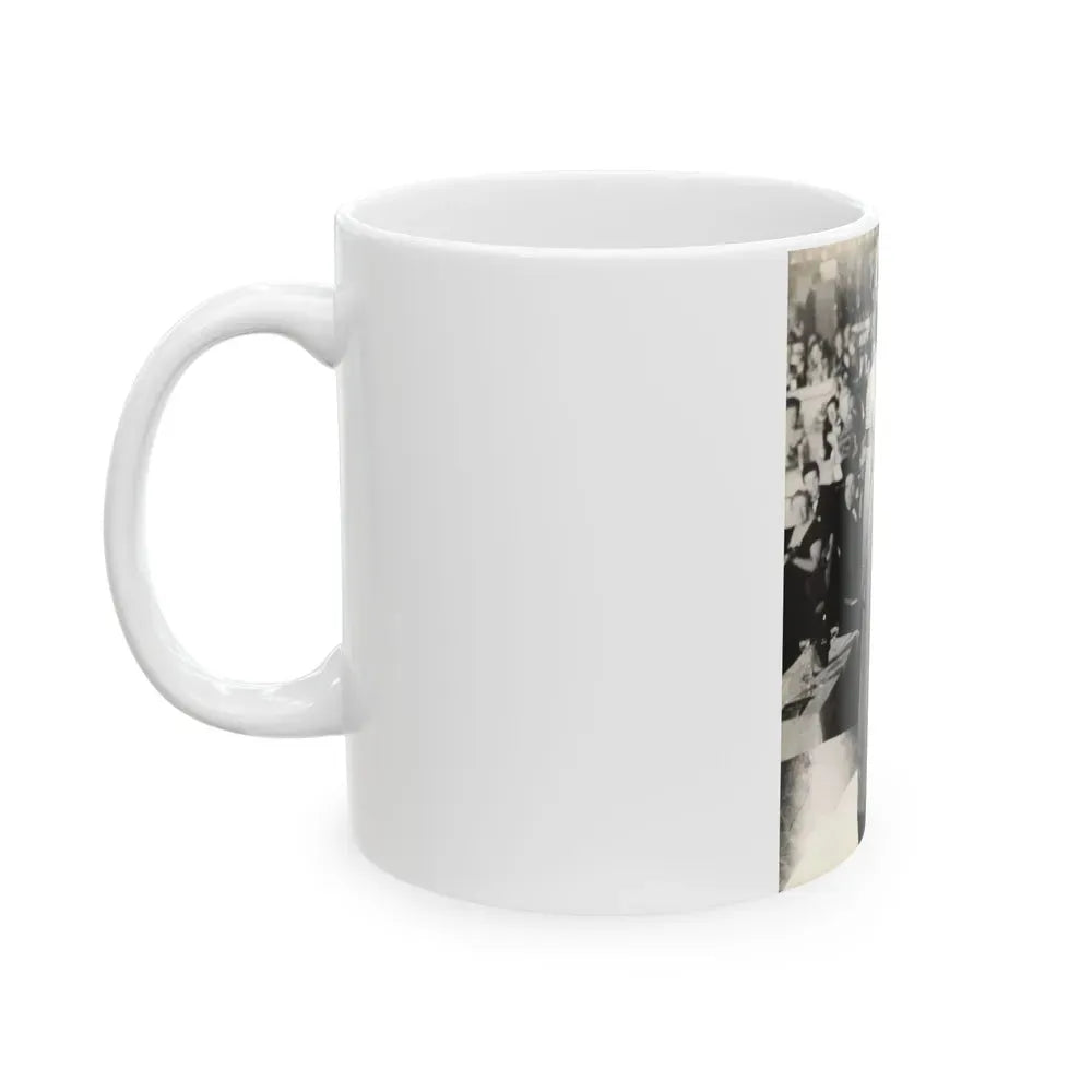 Janette Scott #38 (Vintage Female Icon) White Coffee Mug - Go Mug Yourself