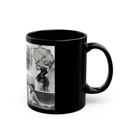 Janette Scott #42 - 5 B&W Photos & Article from Magazine (Vintage Female Icon) Black Coffee Mug - Go Mug Yourself