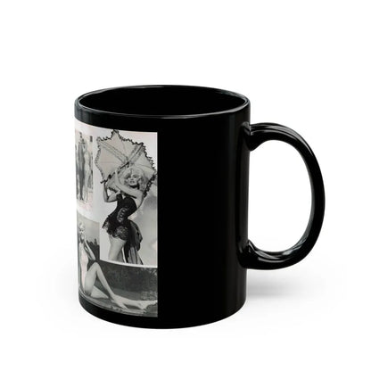 Janette Scott #42 - 5 B&W Photos & Article from Magazine (Vintage Female Icon) Black Coffee Mug - Go Mug Yourself