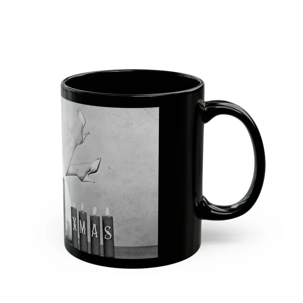 Janette Scott #47 (Vintage Female Icon) Black Coffee Mug - Go Mug Yourself