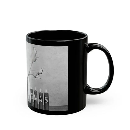 Janette Scott #47 (Vintage Female Icon) Black Coffee Mug - Go Mug Yourself