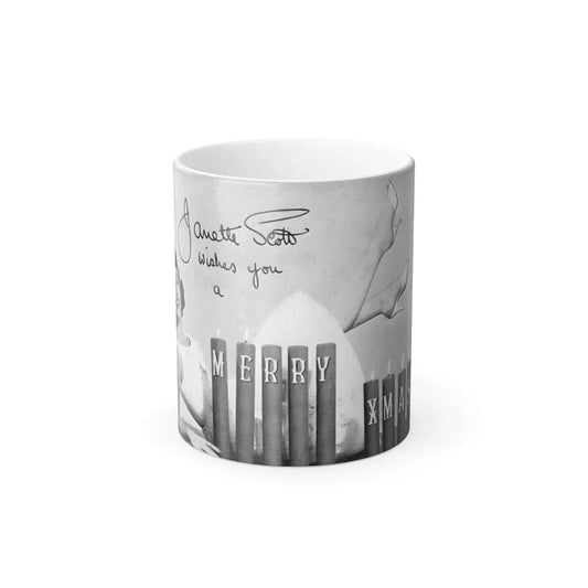 Janette Scott #47 (Vintage Female Icon) Color Changing Coffee Mug 11oz - Go Mug Yourself