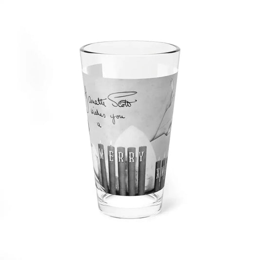 Janette Scott #47 (Vintage Female Icon) Pint Glass 16oz 16oz - Go Mug Yourself