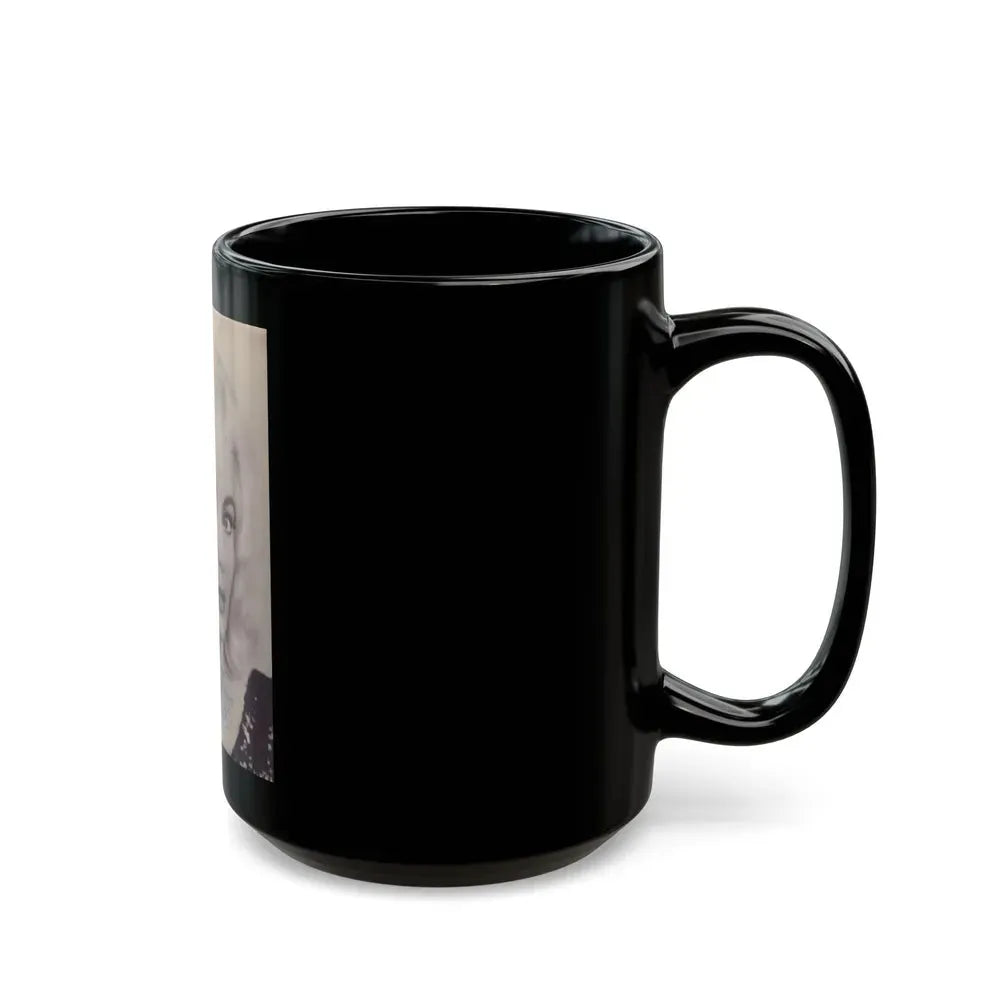 Janette Scott #48 (Vintage Female Icon) Black Coffee Mug - Go Mug Yourself